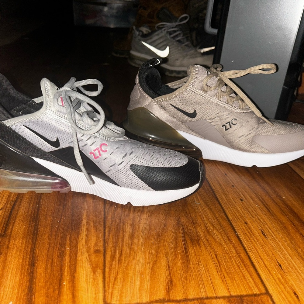 Nike Air Max 270 Sneakers - Black and Beige